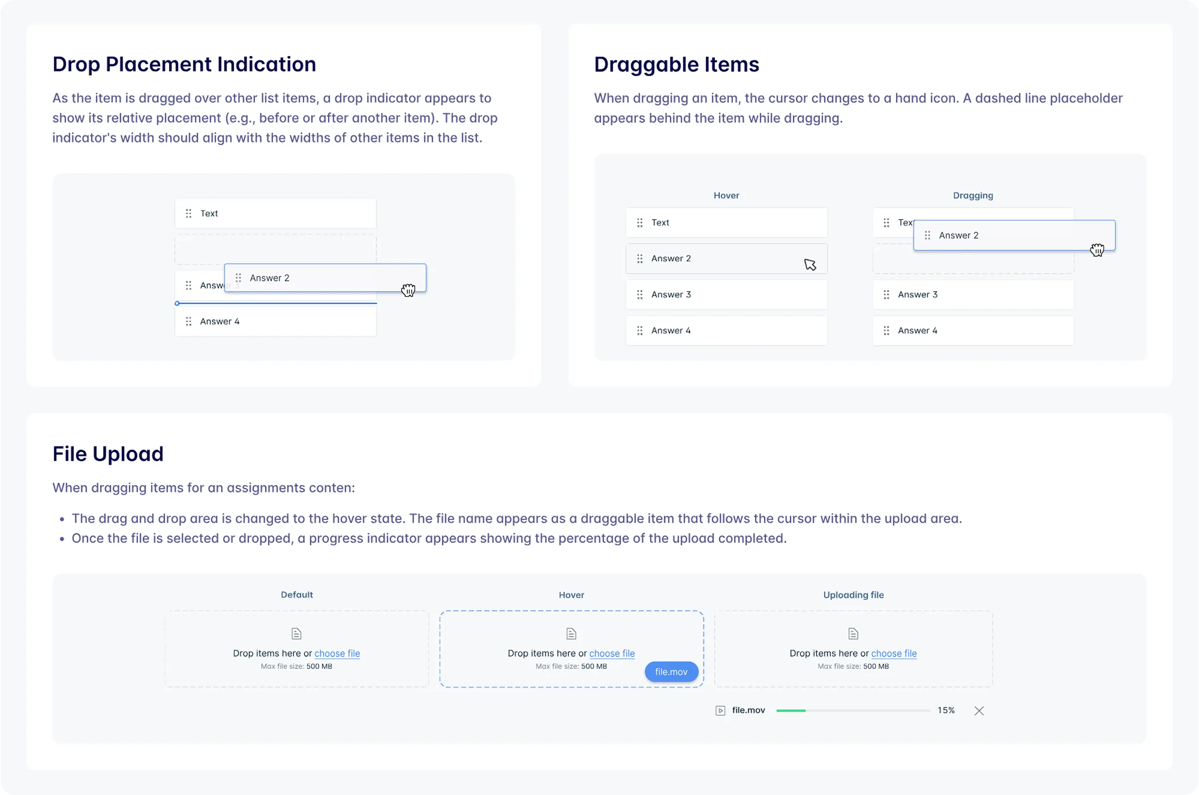 Flexible master components with auto layout and component properties